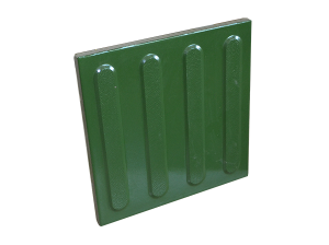 綠色條狀盲道磚